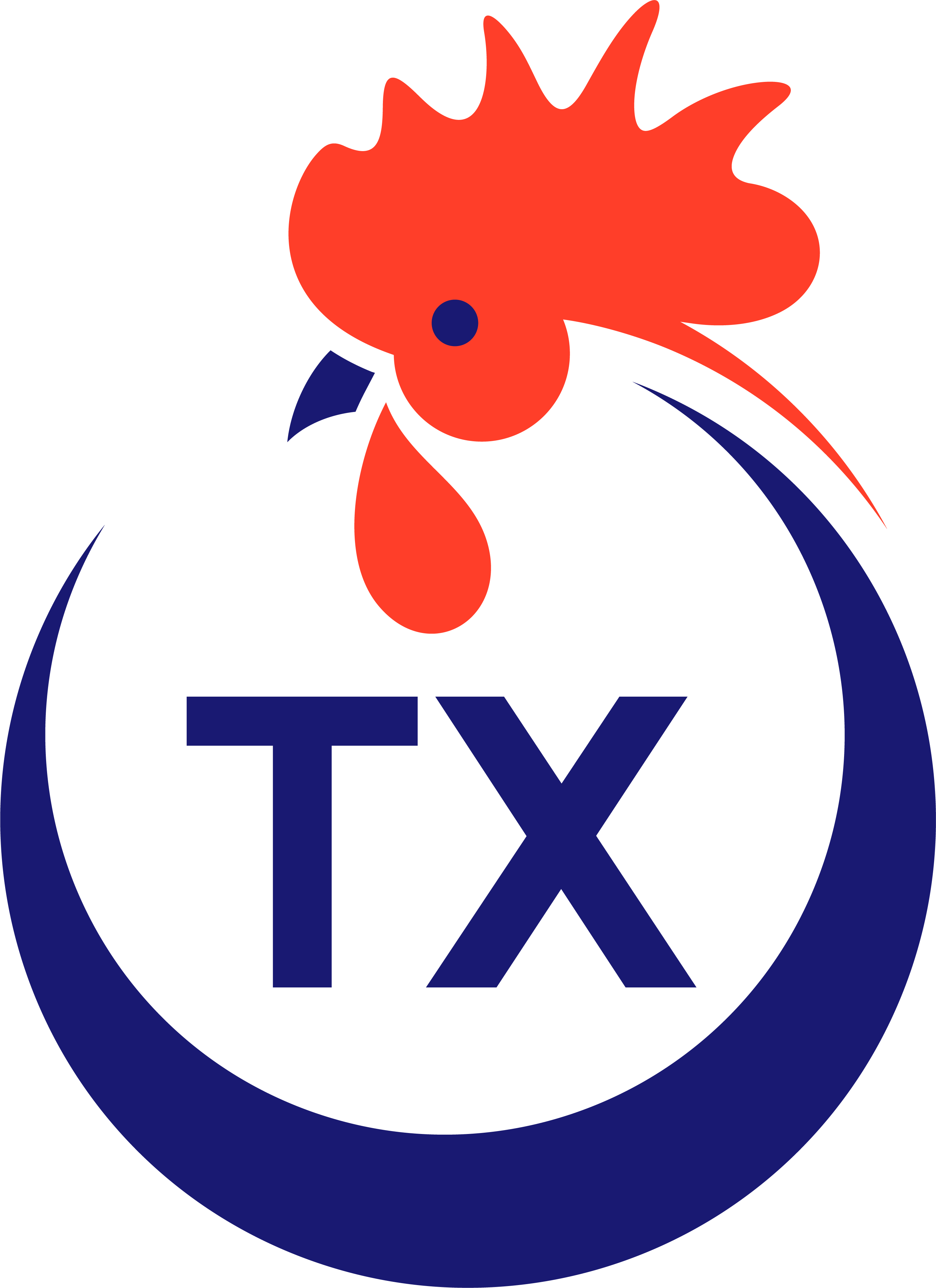 Texas rooster icon