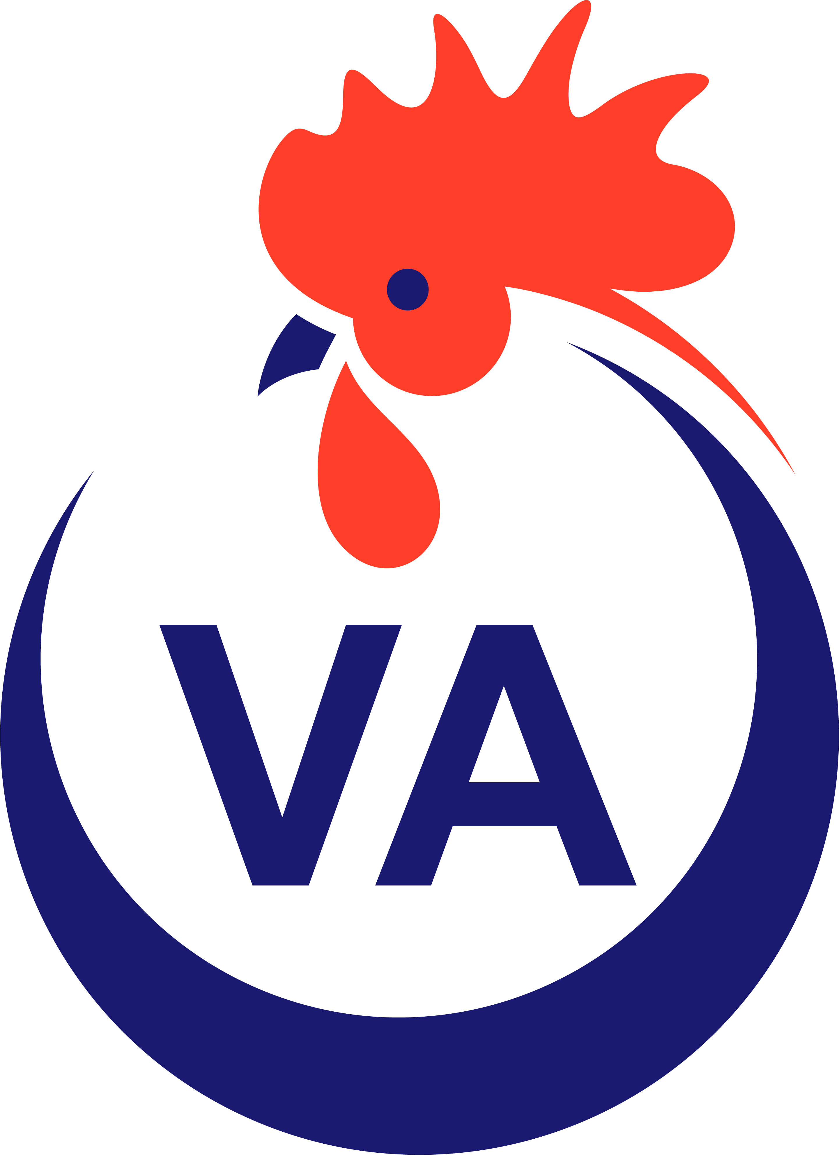 Virginia rooster icon