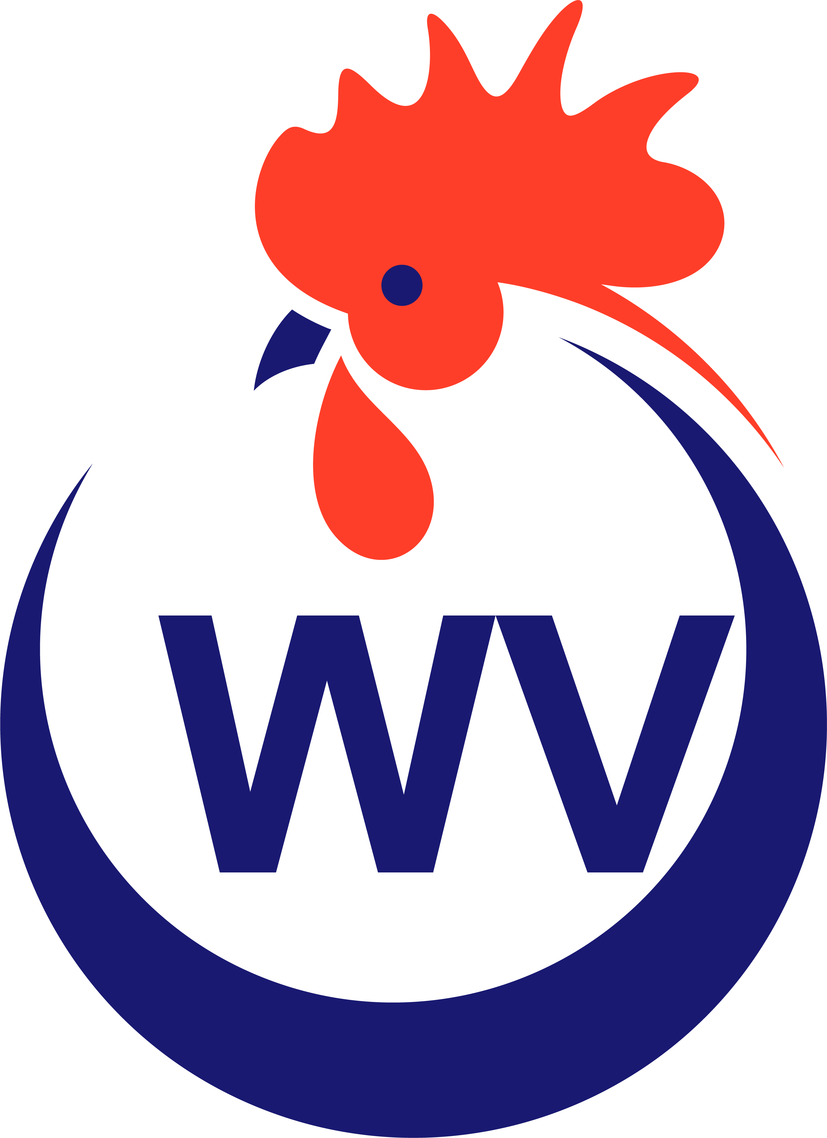 West Virginia rooster icon
